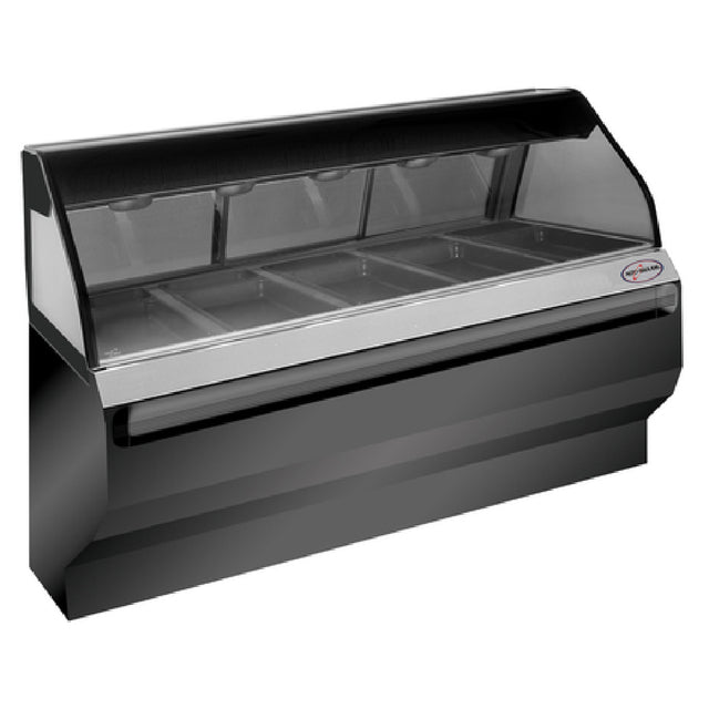 Alto Shaam ED2SYS-72/PR-BLK_208-240/60/1 Halo Heat® Heated Display Case With European Style Base