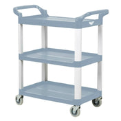 Vollrath 97004 Plastic Cart BLUE-GRAY Multi-purpose 300 Lb