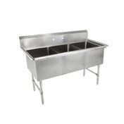 John Boos 3B18244 "B" Series Sink 3-compartment 59"W X 29-1/2"D X 44"H Overall Size