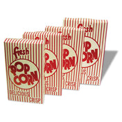 Winco 41557 Benchmark Closed Top Popcorn Box 0.95 Oz. 4-1/4"W X 2"D X 7"H