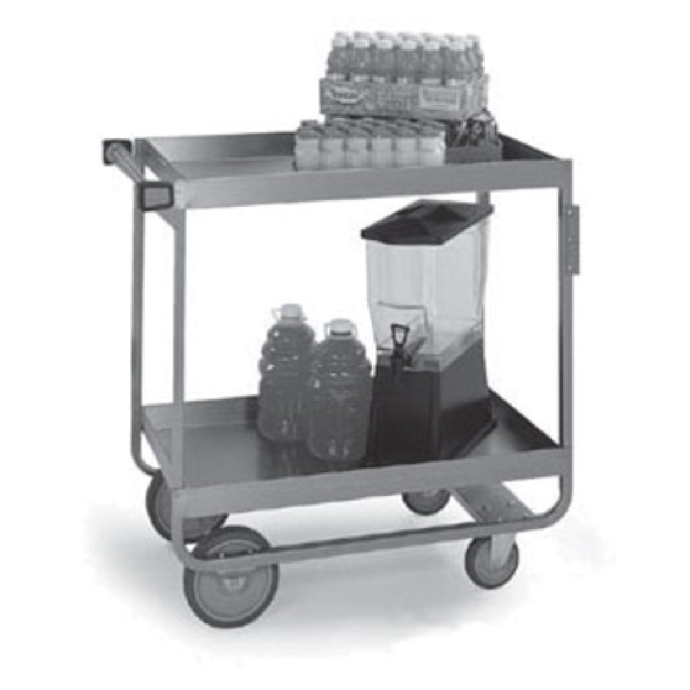 Lakeside 757 Heavy Duty Deep Shelf Utility Cart 2-tier Open Base