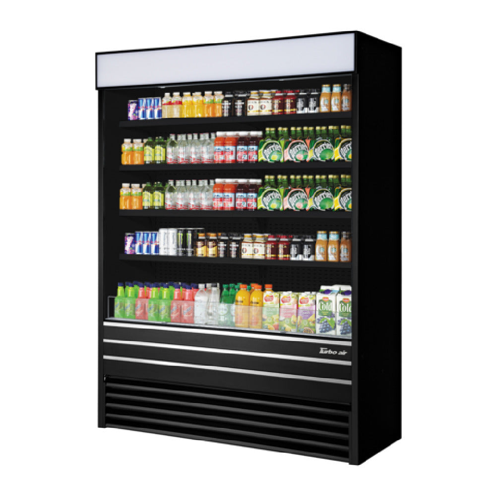 Turbo Air TOM-60EB-A-N Vertical Air Curtain Open Display Merchandiser 28.6 Cu. Ft. Capacity