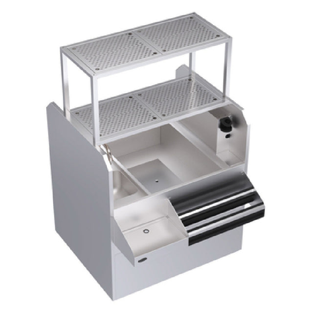 Krowne KRPT-42RP-10 Royal Series Underbar Ice Bin/Cocktail Station Pass-thru Combo