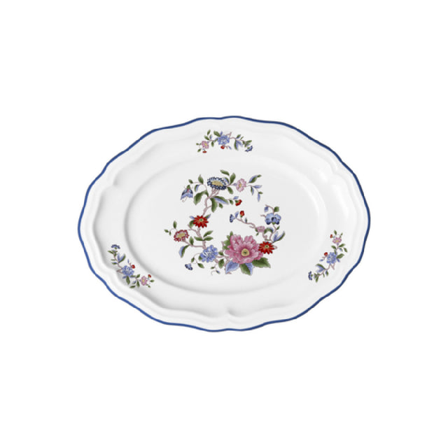 Steelite 62562FP818 Oval Platter 9.0" X 6.75" X 0.875" Adelina