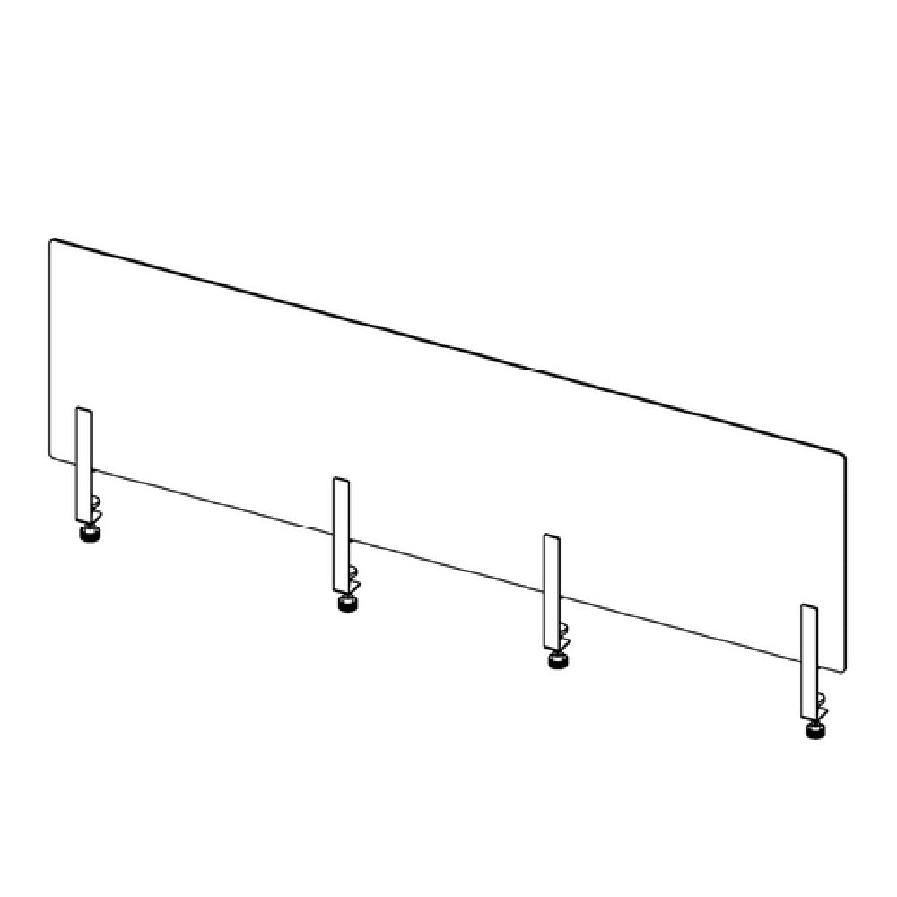 BauscherHepp VE-66077 Venta® Sneeze Guard Front Shield Vertical S_45