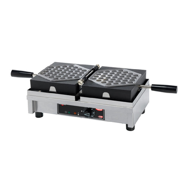 Eurodib USA WECDUATB - Krampouz Waffle Maker, 180° Opening, Makes (1) Bubble Waffle. 240V