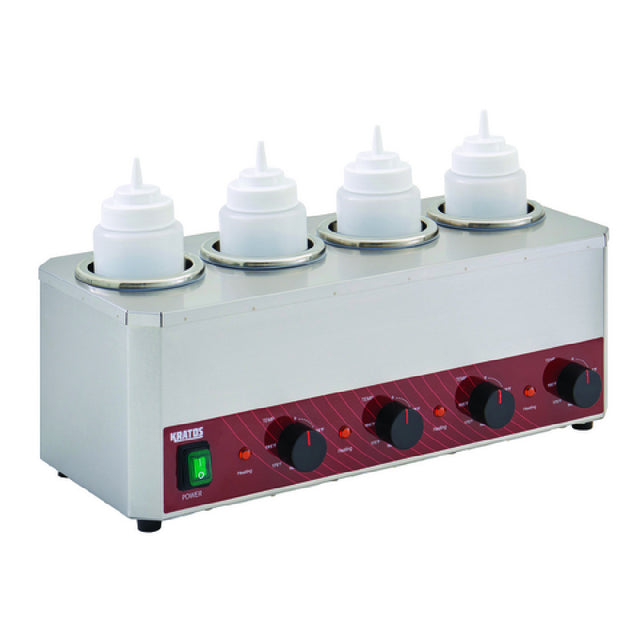 Hubert 80260 - Kratos® 29M-051 Sauce/Topping Bottle Warmer, Countertop, Triple