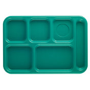 Cambro BCT1014414 Budget School Tray 6-compartment 10" X 14-1/2"