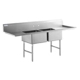 Empura EHD22424LR24 - Sink, 98"W X 29.5"D X 44.25"H, 29.5"D X 98"W X 44.25"H