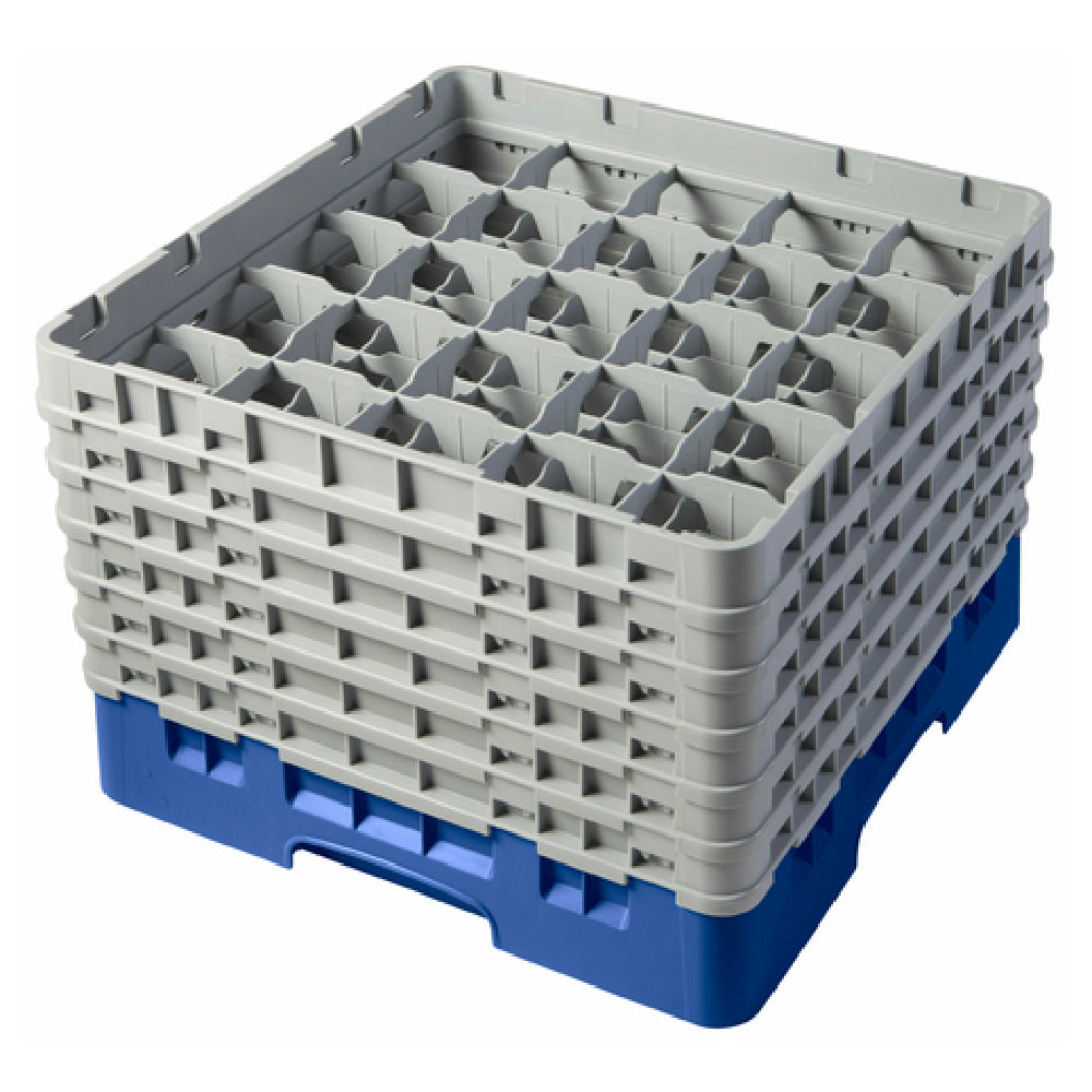 Cambro 25S1114168 Camrack® Glass Rack With (6) Soft Gray Extenders Full Size