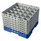 Cambro 25S1114168 Camrack® Glass Rack With (6) Soft Gray Extenders Full Size