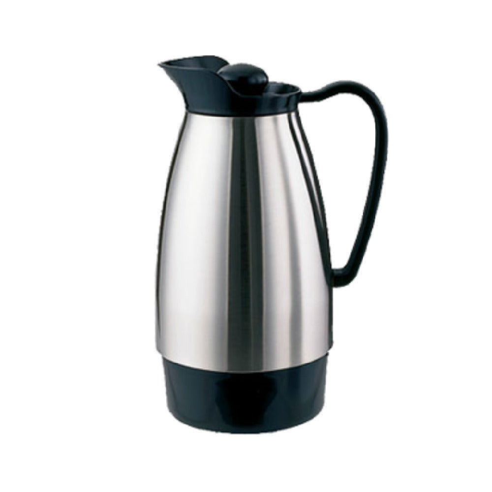 Service Ideas CGCS10SS Classic Carafe 1 Liter (33.8 Oz.) 4-1/2" X 6-1/4" X 10"