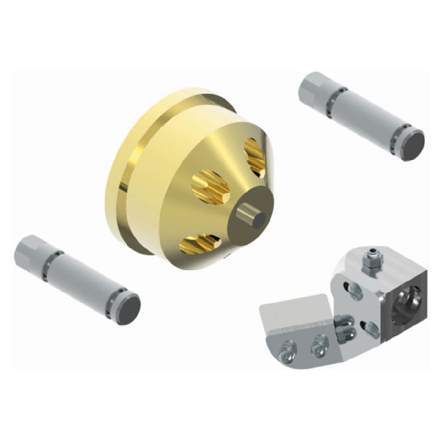 Sirman 28183116DIE + BLEDE40117112 Pasta Die #116 Penne 28183116 (w/ Diagonal Cutter Kit)