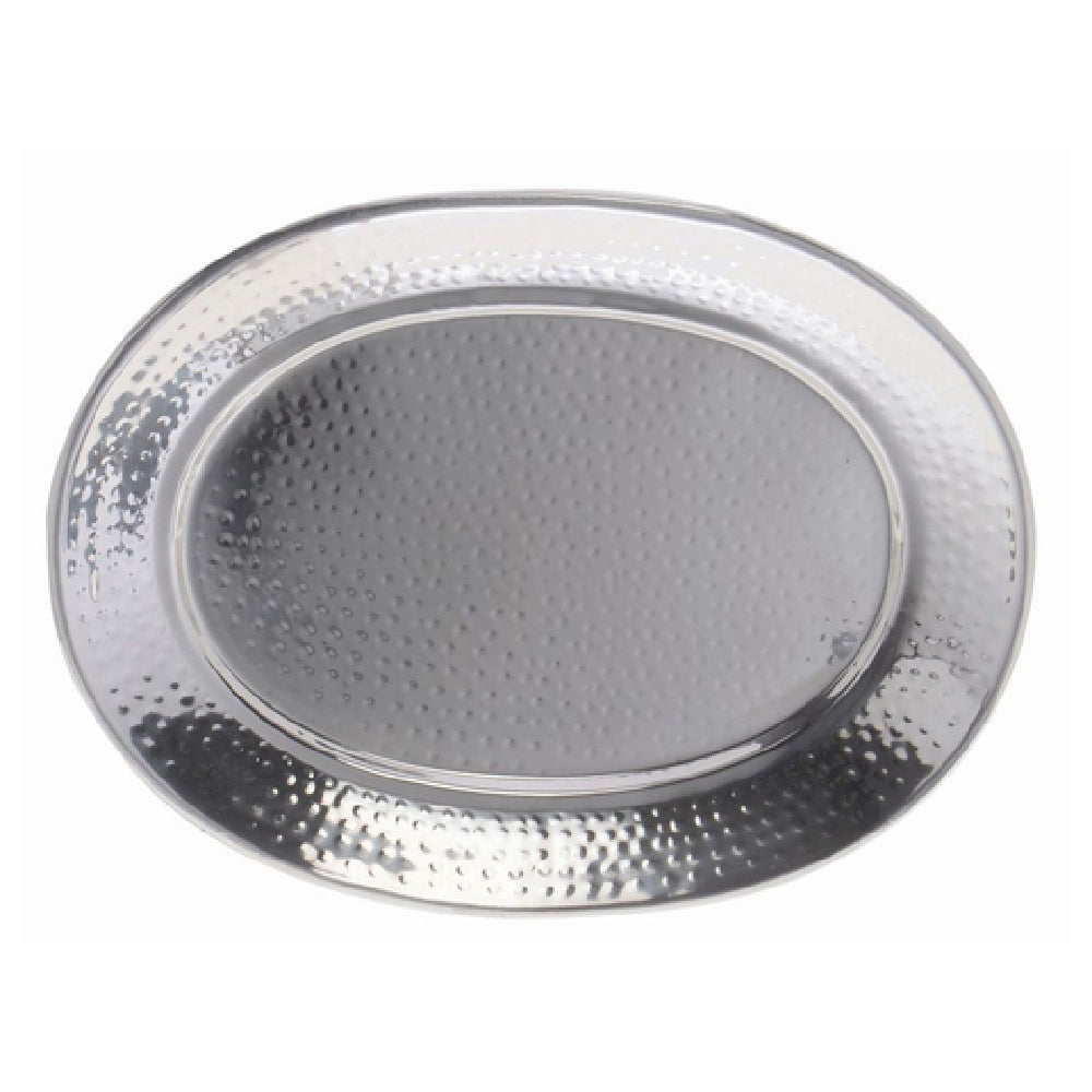 Hubert 43732 - Serving Tray, 17" X 13" X 1"H, Oval