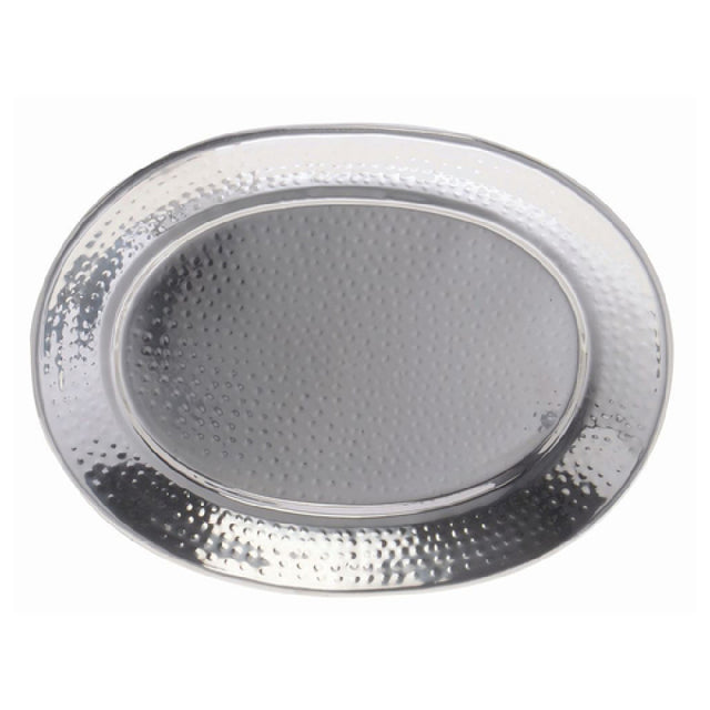 Hubert 43732 - Serving Tray, 17" X 13" X 1"H, Oval