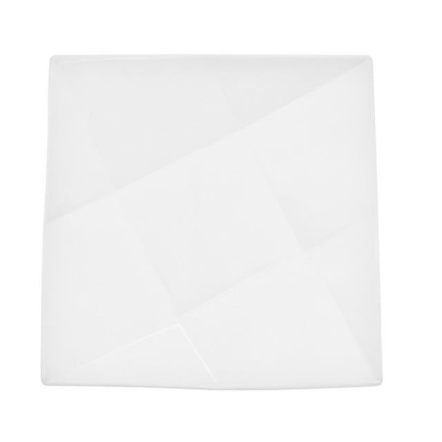 CAC China QZT-8 Crystal Plate 9"L X 9"W X 1-3/4"H Square