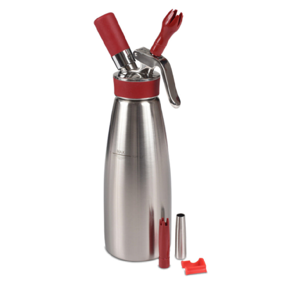 JB Prince B939 ISi Gourmet Whip Cream Maker 14"H 32 Oz. Capacity