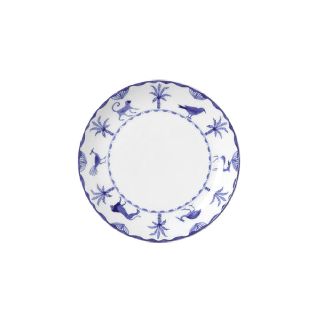 Steelite 82124AND0421V2 Plate Coupe 6.5" X 0.75" Sultans Garden Blue