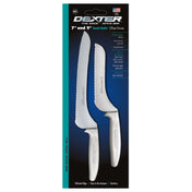 Dexter 20373 Sani-Safe® (S163-7SC/9SC) Bread Knife Set 2 Piece Includes: (1) 7" Scalloped Offset Bread Knife And (1) 9" Scalloped Offset Bread Knife