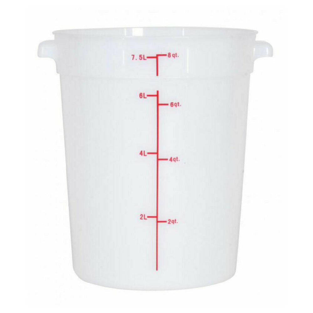 Omcan 80210 (80210) Food Storage Container 8 Quart Round