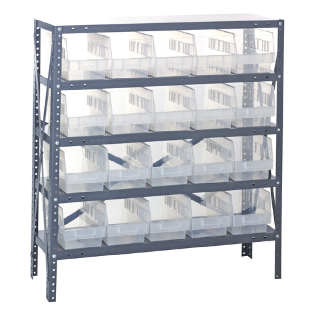 Quantum 1839-204CL Shelving Unit 18"D X 36"L X 39"H Heavy Duty