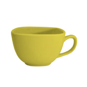 CAC China KC-1-SFL Color Arts Coffee Cup 8 Oz. 3-3/4"L X 3-3/4"W X 2-1/2"H