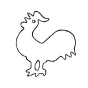 Town 37609/DZ Vegetable Cutter Rooster Stainless Steel
