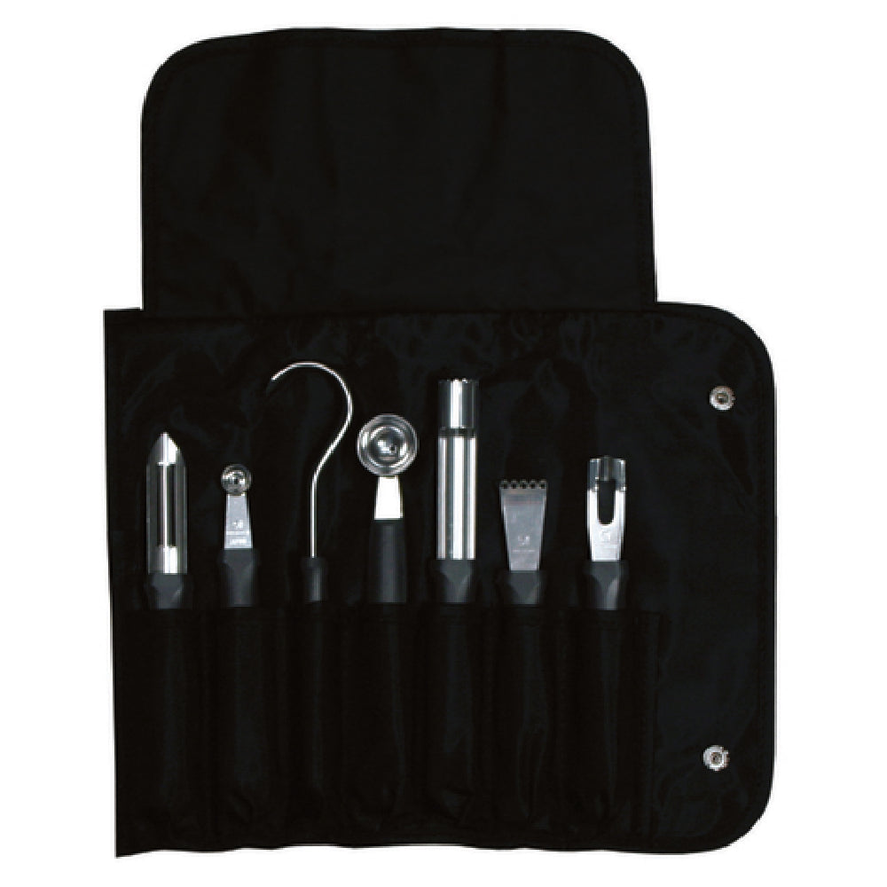 Dexter 20207 Dexter-Russell® (CC77) Garnishing Tools Set 7 Piece Includes: Stainless Steel Vegetable Peeler