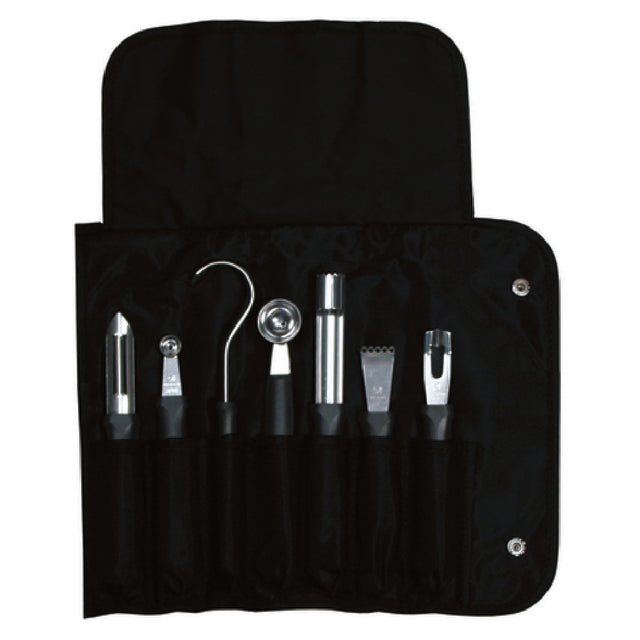 Dexter 20207 Dexter-Russell® (CC77) Garnishing Tools Set 7 Piece Includes: Stainless Steel Vegetable Peeler