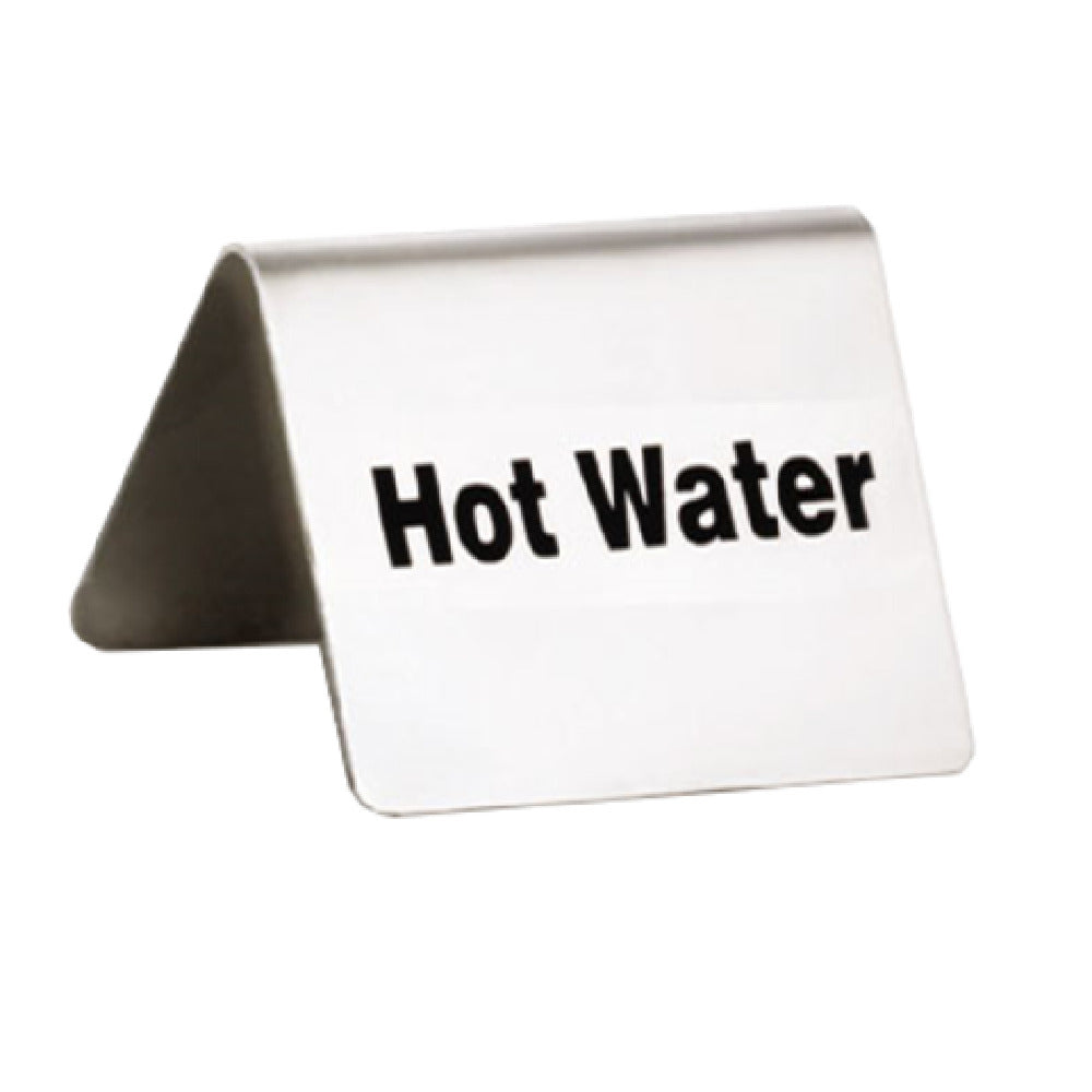 TableCraft Products B7 - Buffet Tent, "Hot Water", 2-1/2" X 2-3/4"