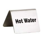 TableCraft Products B7 - Buffet Tent, "Hot Water", 2-1/2" X 2-3/4"