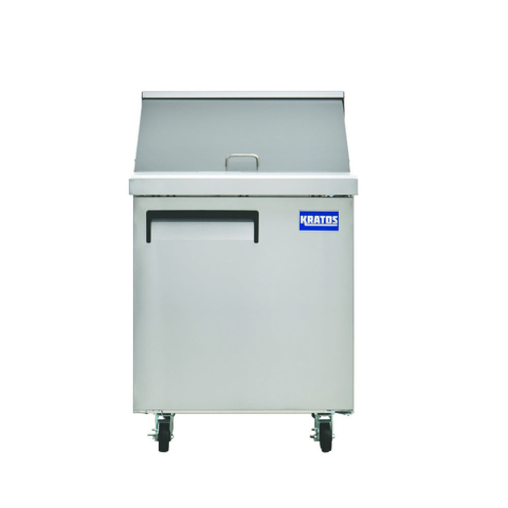 Hubert 77009 - Kratos Mega Top Sandwich / Salad Prep Table, 27.5"W, 5.7 Cu.ft. Interior Capacity