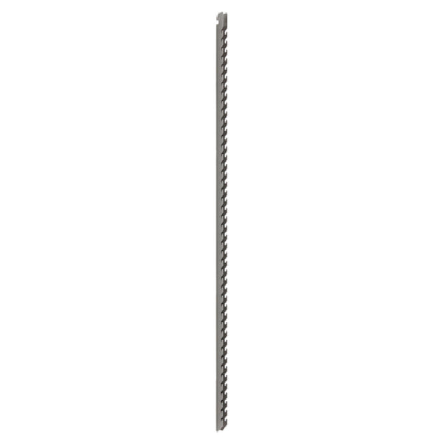 Metro SWU72K4 SmartWall Upright 72" Metroseal Gray Epoxy-coated Corrosion-resistant Finish With Microban® Antimicrobial Protection