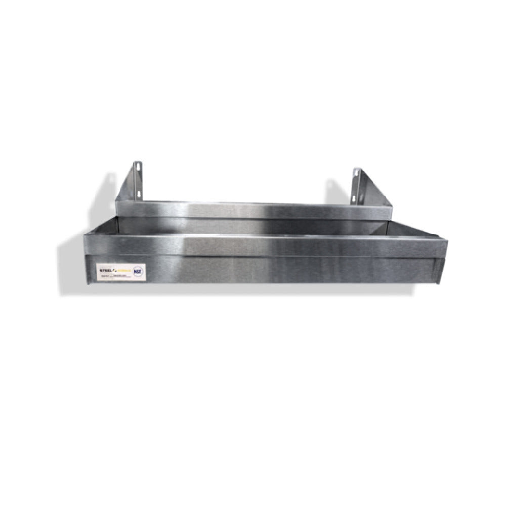 Steel Works Stainless SWDSR3-36X Double Tier Speed Rail 36"W X 10"D X 10"H 22/304 Stainless Steel