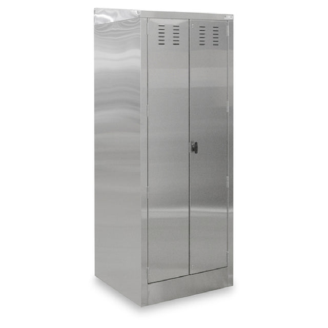 John Boos PBJC-222584-X Janitor Cabinet 25"W X 22-1/2"D X 84"H Overall Size Enclosed Cabinet With Open Back For Plumbing