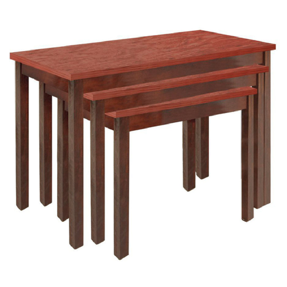 Hubert 82235 - Table Set, 3-piece, Includes (1) Each: 48" X 24" X 32"H