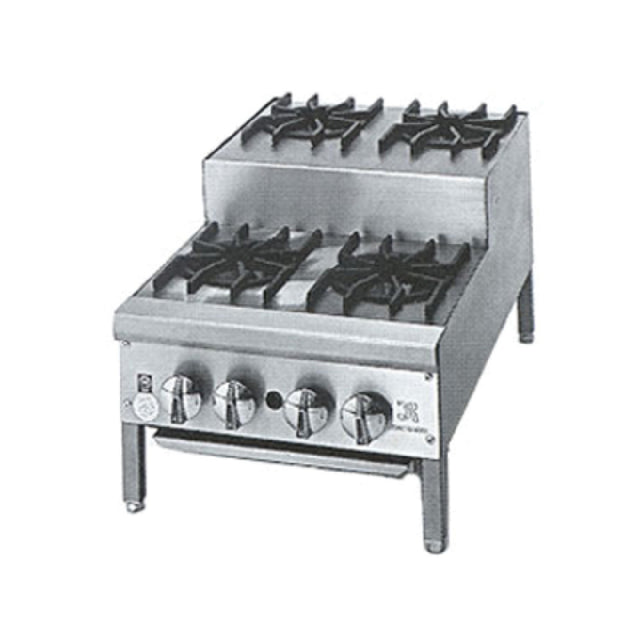 Jade Range JHPE-1-112 Supreme™ Step-Up Hotplate Gas 12"