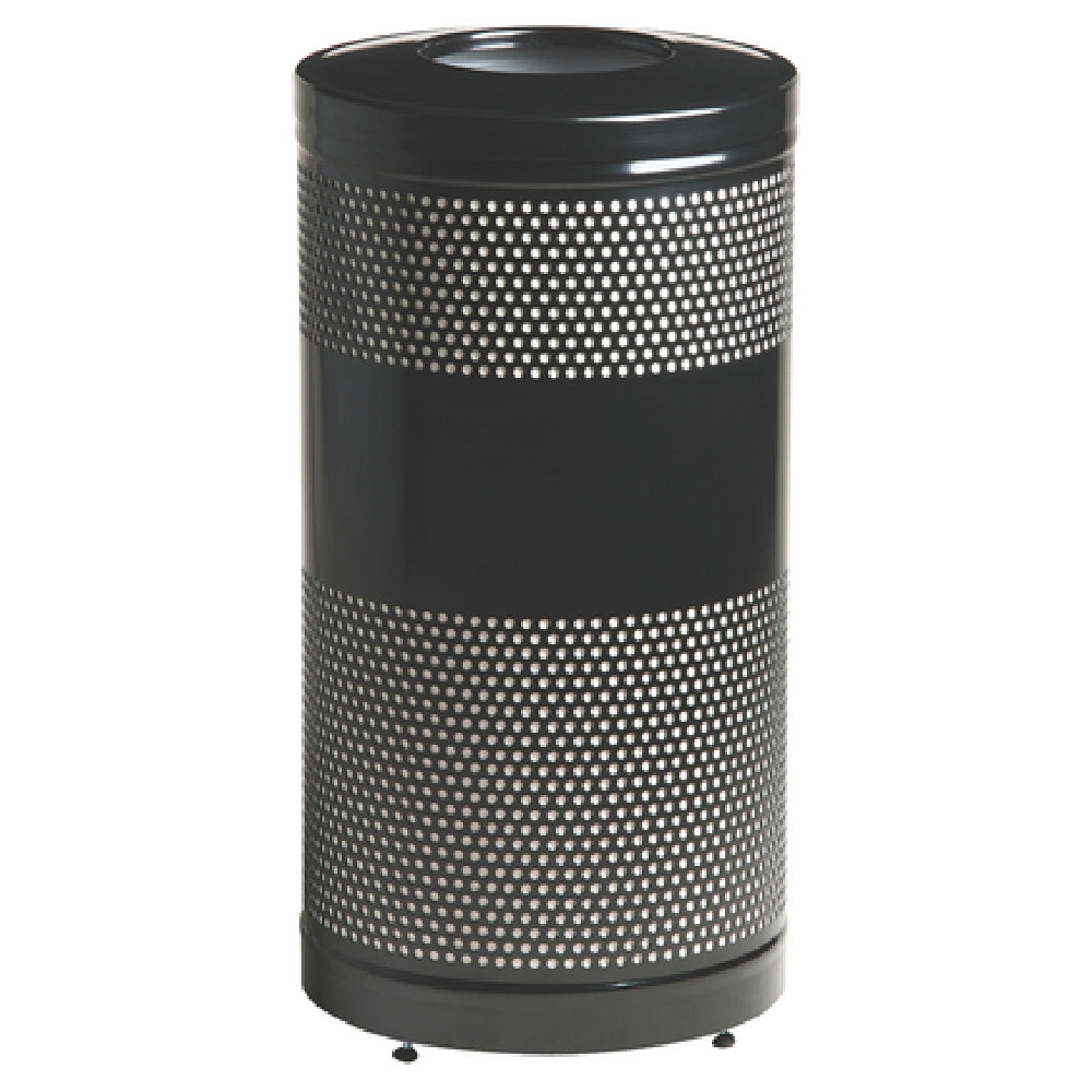 Rubbermaid FGS3ETBKPL Howard Classics Recycling Receptacle "Cans Or Bottles" 25 Gallon