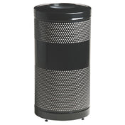 Rubbermaid FGS3ETBKPL Howard Classics Recycling Receptacle "Cans Or Bottles" 25 Gallon
