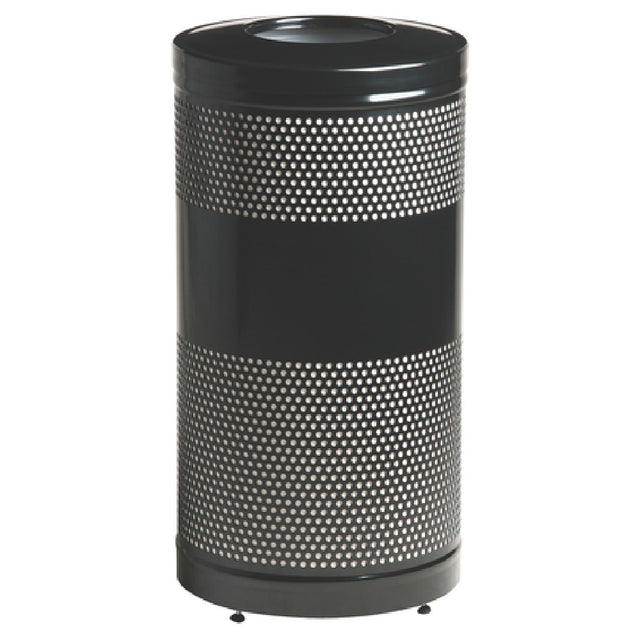 Rubbermaid FGS3ETBKPL Howard Classics Recycling Receptacle "Cans Or Bottles" 25 Gallon