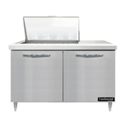 Continental Refrigerator D48N12M Designer Line Mighty Top Sandwich Unit 48"W Two-section