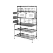 Eagle TSM3048C Microwave Prep Table 48"W X 30"D X 74"H 18/304 Stainless Steel Tabletop