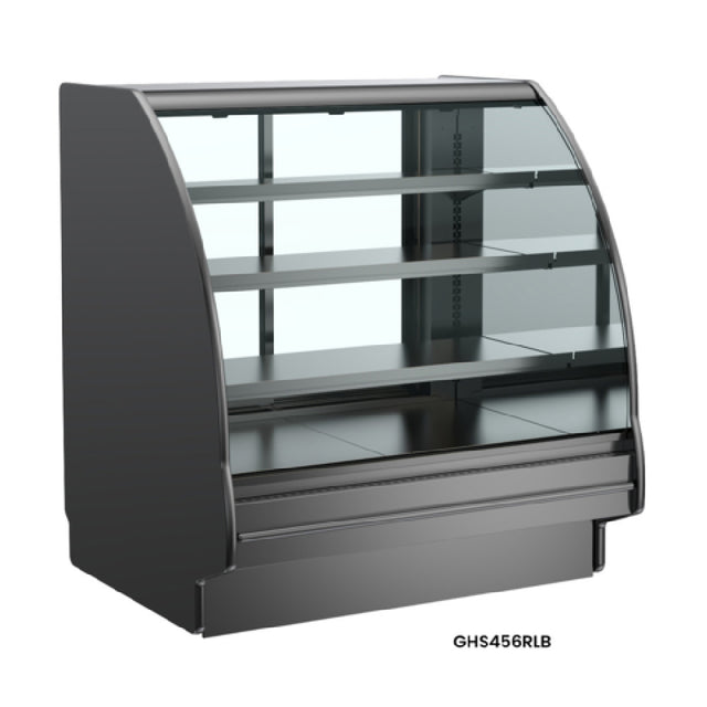 Structural Concepts GHS856RLB (CURVED) Fusion® Refrigerated Service Case 99-3/4"W X 42-3/4"D X 55-1/4"H