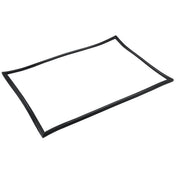 A black rectangular rubber door gasket, model E-KBB903BG by Empura Refrigeration, is shown on a white background. It has slightly uneven sides and rounded corners, creating a flexible, simple frame-like shape.