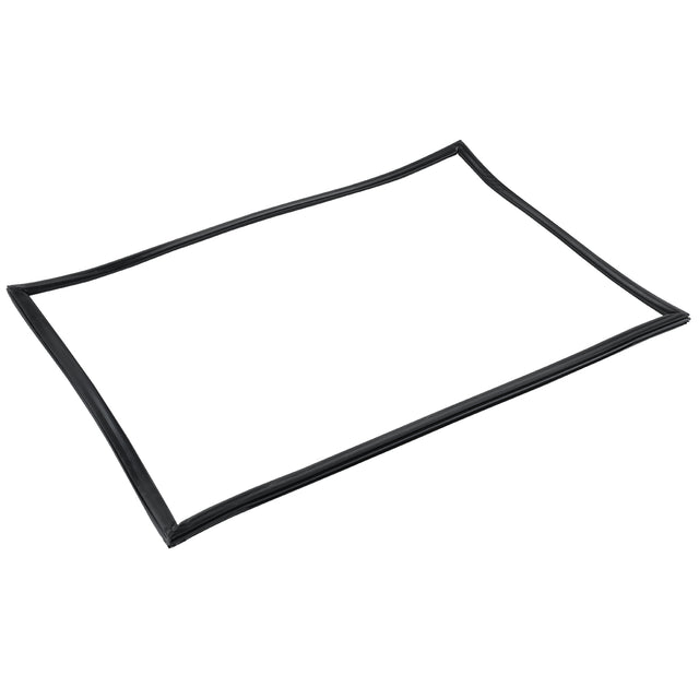 A black rectangular rubber door gasket, model E-KBB903BG by Empura Refrigeration, is shown on a white background. It has slightly uneven sides and rounded corners, creating a flexible, simple frame-like shape.