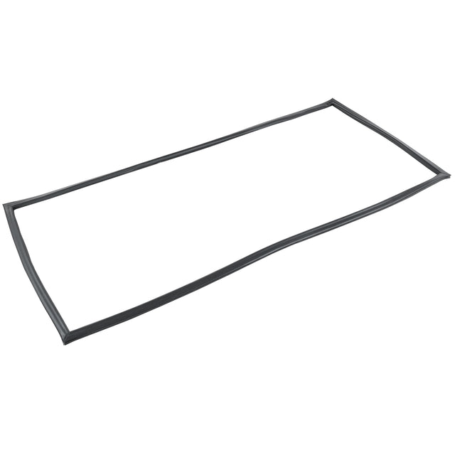 A thin, black, rectangular rubber door gasket is shown against a white background. The flexible frame, likely an Empura Refrigeration part, has slightly curved edges and appears designed to fit around the perimeter of a flat surface.