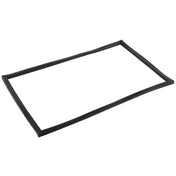 A rectangular, flat black rubber door gasket for Empura Refrigeration (E-KBB72-3G-24) is shown on a white background. The gasket has slightly uneven edges and forms a complete closed loop, resembling a picture frame without any internal structure.