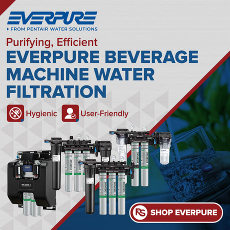 Everpure commercial water filtration systems for beverage and ice machines