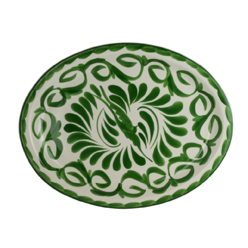Steelite A124P245 Platter Oval Narrow Rim 13.625" X 10.75" Puebla
