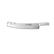 Omcan 11520 (11520) Pizza Rocker Knife 16" White Double Handle
